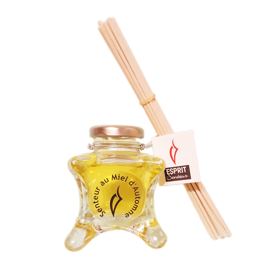 Mikado et Essence de parfum au miel d'Automne